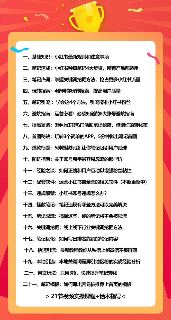 （1565期）小红书爆款推广引流训练课7.0：一部手机即可操作玩转小红书引流赚钱