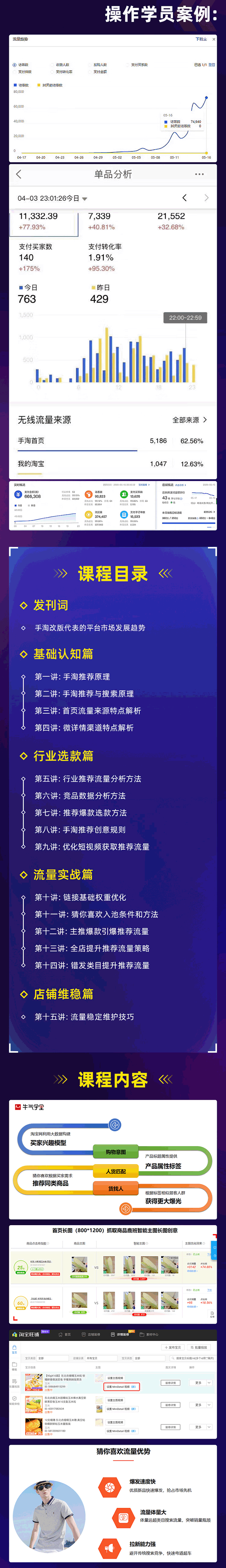（1738期）2021打爆手淘推荐流量新玩法：洞悉平台改版背后逻辑，快速拉升店铺首页流量