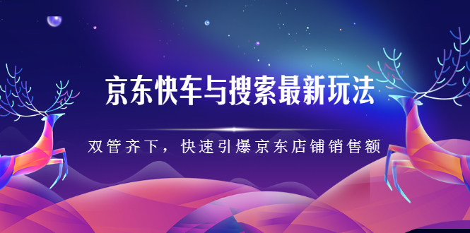（2291期）京东快车与搜索最新玩法：双管齐下月销百万，快速引爆京东店铺销售额