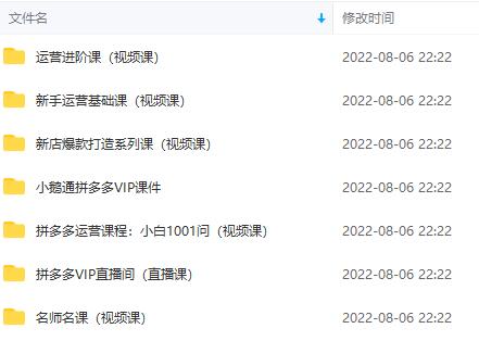 （3415期）拼多多运营课程合集：从新手到运营进阶，轻松打爆爆款（全套系统课程）